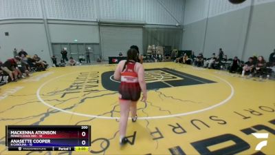 225 lbs Round 4 (6 Team) - Kaylee Dean, Pennsylvania Red vs Wyntergale Oxendine, N Carolina