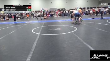 205 lbs Champ. Round 1 - Seth Weakly, Iron Grapplers vs Rylan Hamel, Plainville Kids