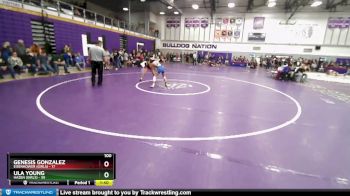 100 lbs Champ. Round 2 - Ula Young, Hazen (Girls) vs Genesis Gonzalez, Eisenhower (Girls)