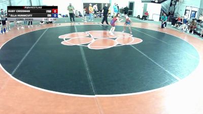 62 lbs Cons. Semis - Ruby Crissman, 10th Planet Masury Wrestling Club vs Ella Hunnicutt, Contenders Wrestling Academy