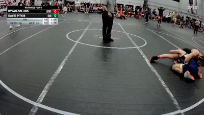 140 lbs Round 1 (4 Team) - Dylan Collins, EsteBuilt WC vs David Pitkis, Broad Axe White