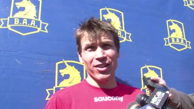 Ben True after smashing his own American record in BAA 5K