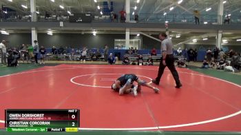 92 lbs Round 3 (16 Team) - Owen Dorshorst, Askren Wrestling Academy 1 vs Christian Corcoran, Neighborhood