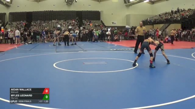 80-I Semi-Finals - Aidan Wallace, Mahwah vs Myles Leonard, Olympic