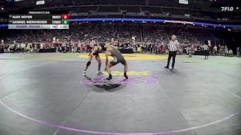 D4-150 lbs Champ. Round 1 - Alex Boyer, Union City vs Gabriel Werkheiser, St Ignace