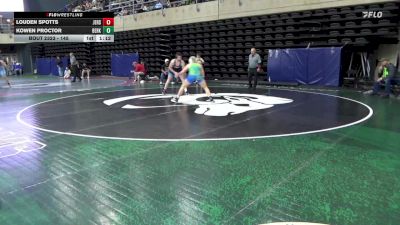 145 lbs Consolation - Louden Spotts, Jersey Shore vs Kowen Proctor, Berkeley Springs