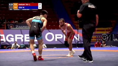 57 kg Qualif - Darian Cruz, PUR vs Wanhao Zou, CHN