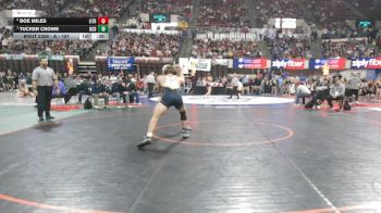 A - 157 lbs 5th Place Match - Tucker Crowe, Beaverhead Co. (Dillon) vs Boe Miles, Libby / Troy