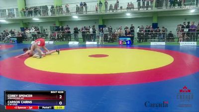 80kg Cons. Round 5 - Corey Spencer, Strathcona WC vs Carson Cairns, K-W Kaos