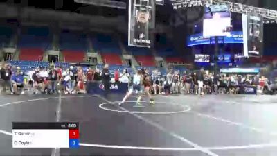 100 lbs Quarterfinal - Tyler Garvin, Maryland vs Cadyn Coyle, Nebraska