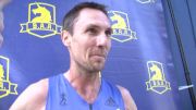 Nick Willis after winning the BAA mile and opening up his season