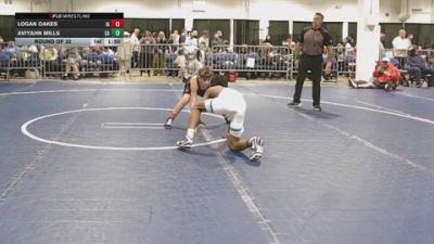 100 lbs Round Of 32 - Logan Oakes, IA vs Aviyahn Mills, GA
