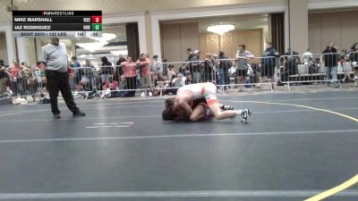 132 lbs Round Of 128 - Mike Marshall, Vista Wrestling vs Jaz Rodriguez, Riverside Rascal