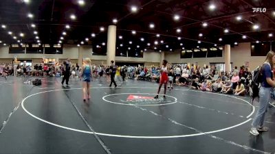 100 lbs Round 1 (8 Team) - Tarayiah Lattimore, Patriots WC Red vs Madelynn King, TWA #1