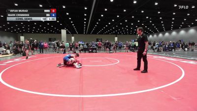 100 lbs Cons. Semis - Irfan Murad, WWC Wrestling vs Mark Crimmins, Sebolt Wrestling Academy