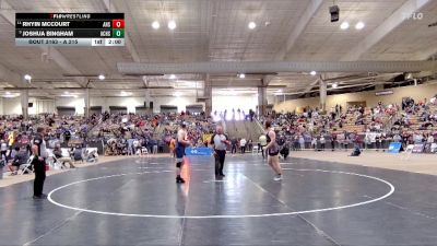 A 215 lbs Quarterfinal - Joshua Bingham, Anderson Co. High School vs Rhyin McCourt, Alcoa High School