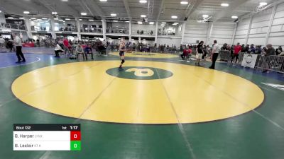 106 lbs Round Of 16 - Bennett Harper, Lynx Wrestling Club vs Beckett Leclair, KT Kidz