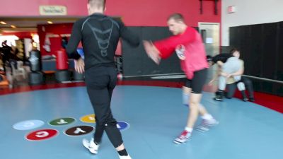 Logan Stieber And Chris Perry Sparring