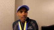 '14 Boston Marathon champion Meb Keflezighi went for the win