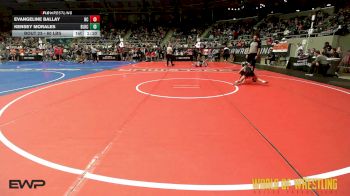 60 lbs Round Of 32 - Evangeline Ballay, Bradley Central vs Kensey Morales, Blackcat WC