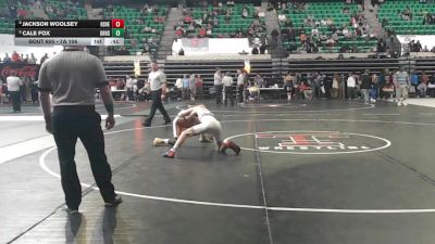 7A 106 lbs Cons. Semi - Cale Fox, Grissom Hs vs Jackson Woolsey, Huntsville