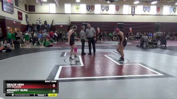 190 lbs Quarterfinal - Gracie Heim, West Delaware vs Kennedy Burk, Denver