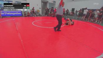 120 lbs Cons. Round 2 - Eli Marquez, Unattached vs Gianni Flores, John W. North High School