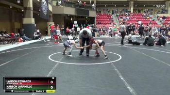 68 lbs Round 2 (6 Team) - Landon Edwards, SlyFox Black vs Karson Jaramillo, Duran Elite