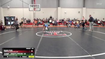 50 lbs Semifinal - Gabby -Mighty Mouse- Williamson, Elevate Wrestling Club vs Russ Fyfe, Ironclad Wrestling Club