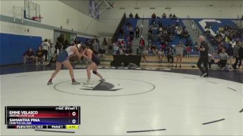 138 lbs Cons. Round 3 - Samantha Pina, Cerritos College vs Emme Velasco, Arizona State Club