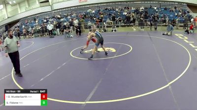 14U Boys - 96 lbs Quarters - Sebastiano Fidone, Powerhouse Wrestling Club vs Owen Wusterbarth, Askren Wrestling Academy