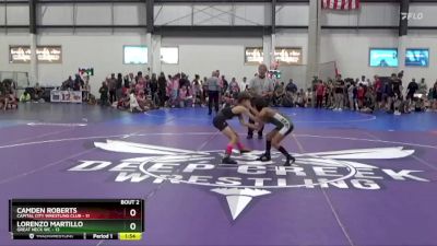 70 lbs Semis (4 Team) - Lorenzo Martillo, GREAT NECK WC vs Camden Roberts, CAPITAL CITY WRESTLING CLUB