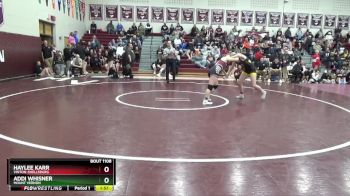 145 lbs Semifinal - Haylee Karr, Vinton-Shellsburg vs Addi Whisner, Mount Vernon