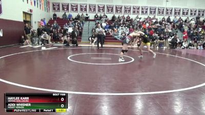 145 lbs Semifinal - Haylee Karr, Vinton-Shellsburg vs Addi Whisner, Mount Vernon