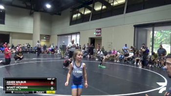 50 lbs Round 2 (6 Team) - Asher Wilbur, Predator WC vs Wyatt McHann, Glasgow WA