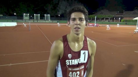 Grant Fisher discusses his indoor injury and says he might run the 1500 at NCAAs