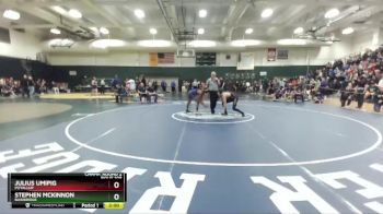 132 lbs Champ. Round 2 - Julius Umipig, Puyallup vs Stephen McKinnon, Bainbridge