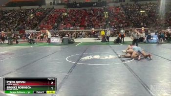 3A 160 lbs Quarterfinal - Ryker Gibson, Marsh Valley vs Brooks Robinson, Sugar-Salem