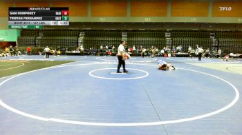157 lbs Consi Of 16 #1 - Sam Humphrey, Embry-Riddle vs Tristan Fernandez, UNATT-San Francisco