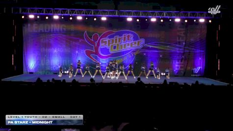 PA Starz - Midnight [2026 L1 Youth - D2 - Small Day 1] 2026 Spirit Cheer Grand Nationals