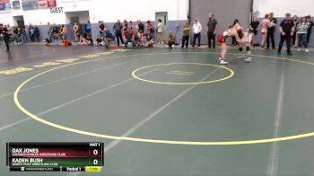 144 lbs Quarterfinal - Dax Jones, Chugach Eagles Wrestling Club vs Kaden Bush, North Pole Wrestling Club