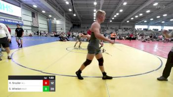 182 lbs Rr Rnd 2 - Hunter Snyder, All-American Wrestling Club vs Sean Whelan, TS Gentoo Penguins