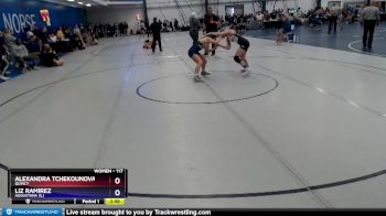 117 lbs Cons. Round 2 - Alexandra Tchekounova, Quincy vs Liz Ramirez, Augustana (IL)