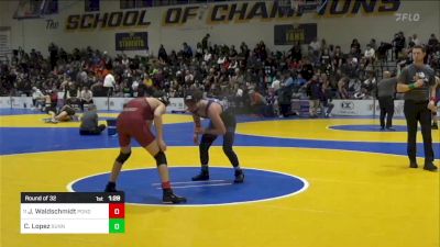 123 lbs Round Of 32 - Jeremiah Waldschmidt, Ponderosa (CO) vs Chris Lopez, Sunnyside (AZ)