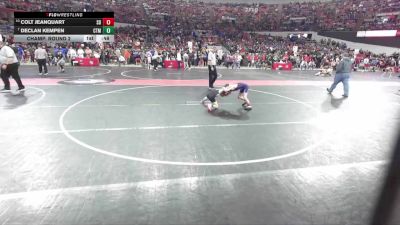 66 lbs Champ. Round 2 - Declan Kempen, B.A.M Training Center vs Colt Jeanquart, Southern Door