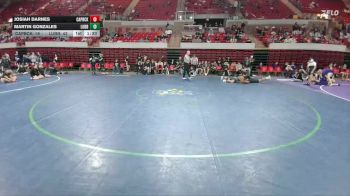 285 lbs Round 2 - Quarters & 1st Wb (16 Team) - Martin Gonzales, Lubbock vs Josiah Darnes, Amarillo Caprock