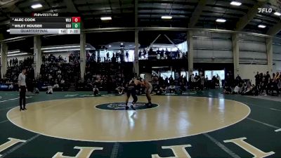 165 lbs Quarterfinal - Wiley Houser, Glenville State vs Alec Cook, West Liberty