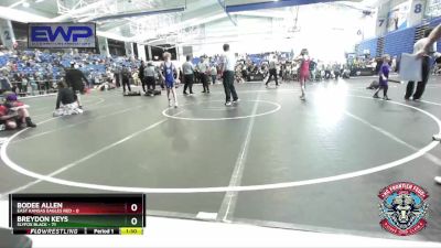 100 lbs Round 2 (4 Team) - Bodee Allen, East Kansas Eagles Red vs Breydon Keys, Slyfox Black