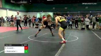 170 lbs Consi Of 4 - Brock Zurawski, NJ vs Justin Rademacher, OR