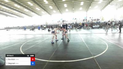 144 kg Rr Rnd 3 - Jack Burdick, Carbon vs Titus Degroat, Dominate WC